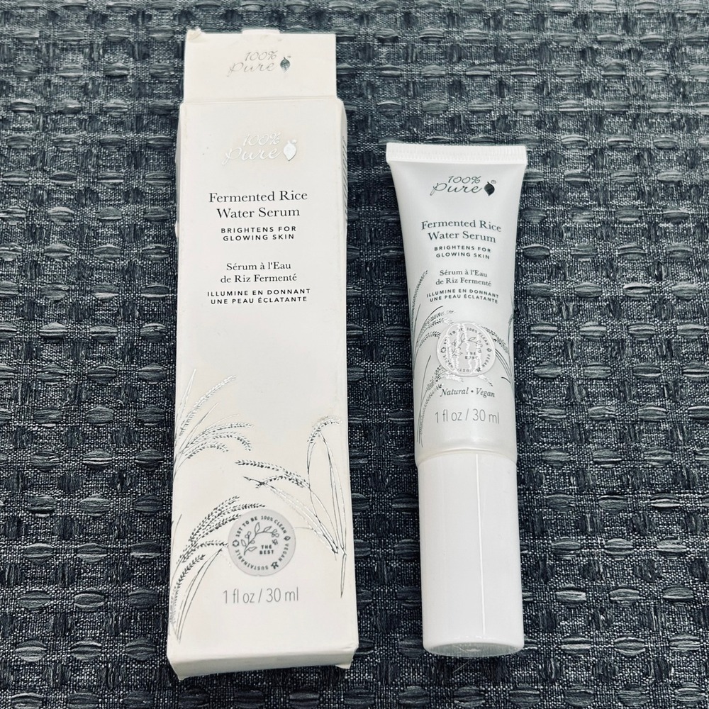 100% Pure Fermented Rice Water Serum Skin‎ Brightening Sake Organic 1oz 30ml NEW